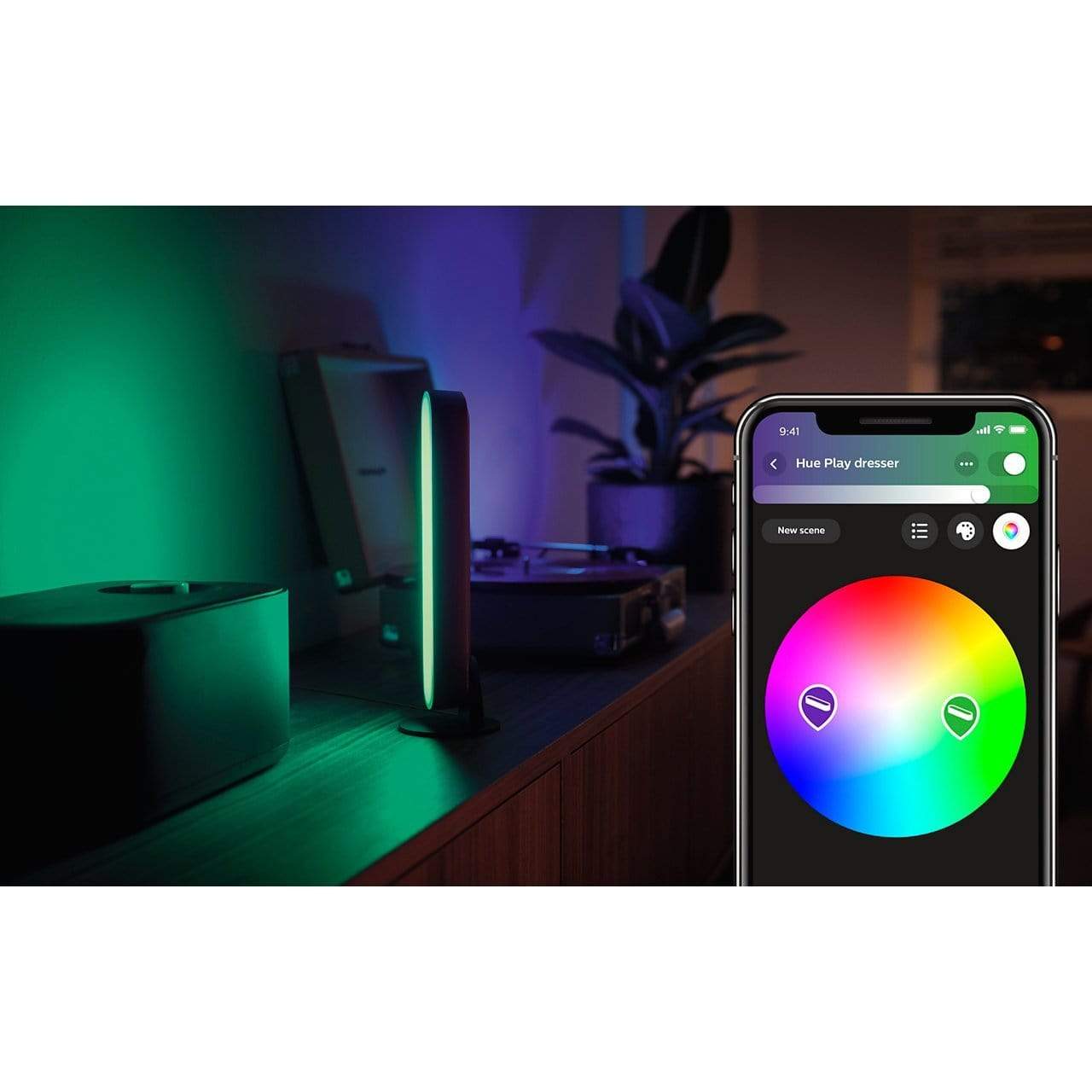 PHILIPS Color HUE White and Color Ambiance Play Light Bar - DELIGHT OptoElectronics Pte. Ltd