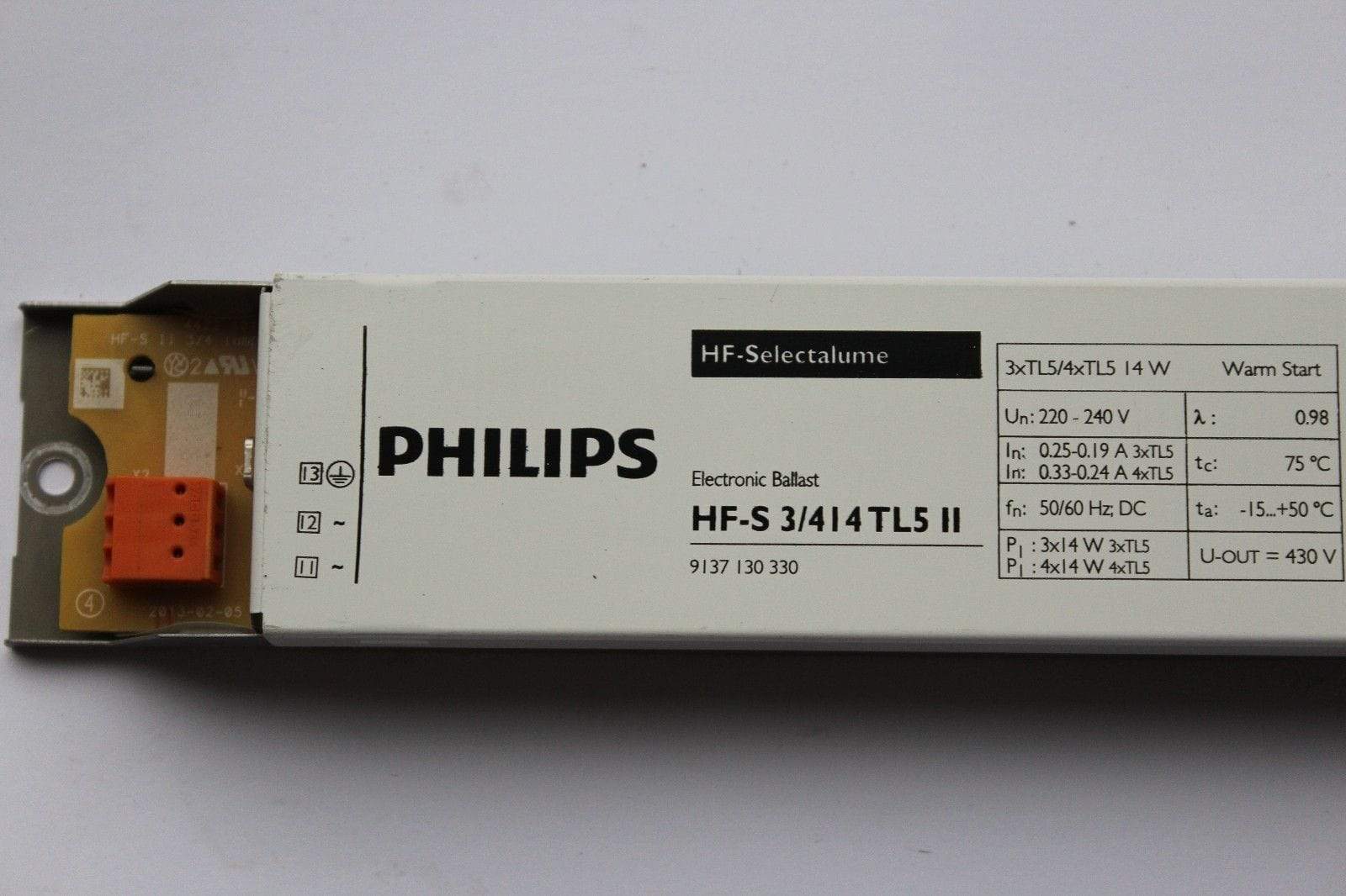 PHILIPS HF-Selectalume TL5 Flourescent Ballast x12PCs - DELIGHT OptoElectronics Pte. Ltd