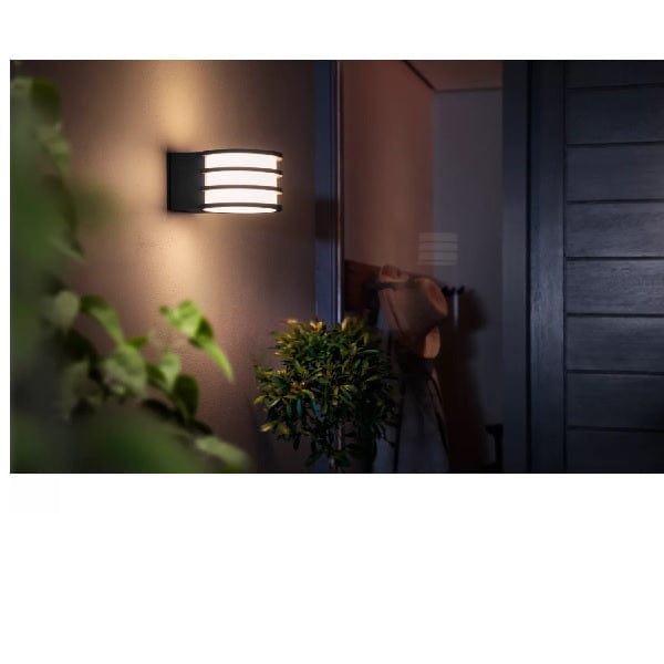 Philips hue Outdoor Lucca Wall Light - DELIGHT OptoElectronics Pte. Ltd