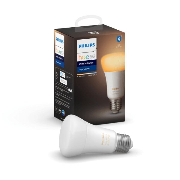 PHILIPS Hue White Ambiance A60 E27 Modern Design LED Bulb - DELIGHT OptoElectronics Pte. Ltd
