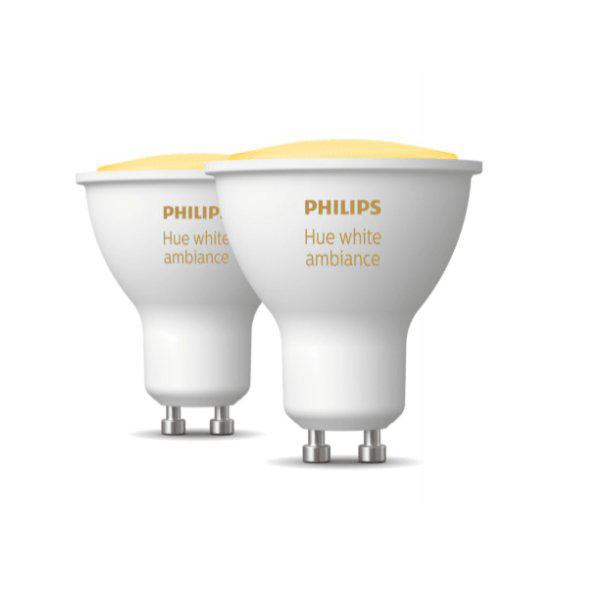 Philips Hue White Ambiance Bulb GU10, LED Spot Light Bulbs - DELIGHT OptoElectronics Pte. Ltd