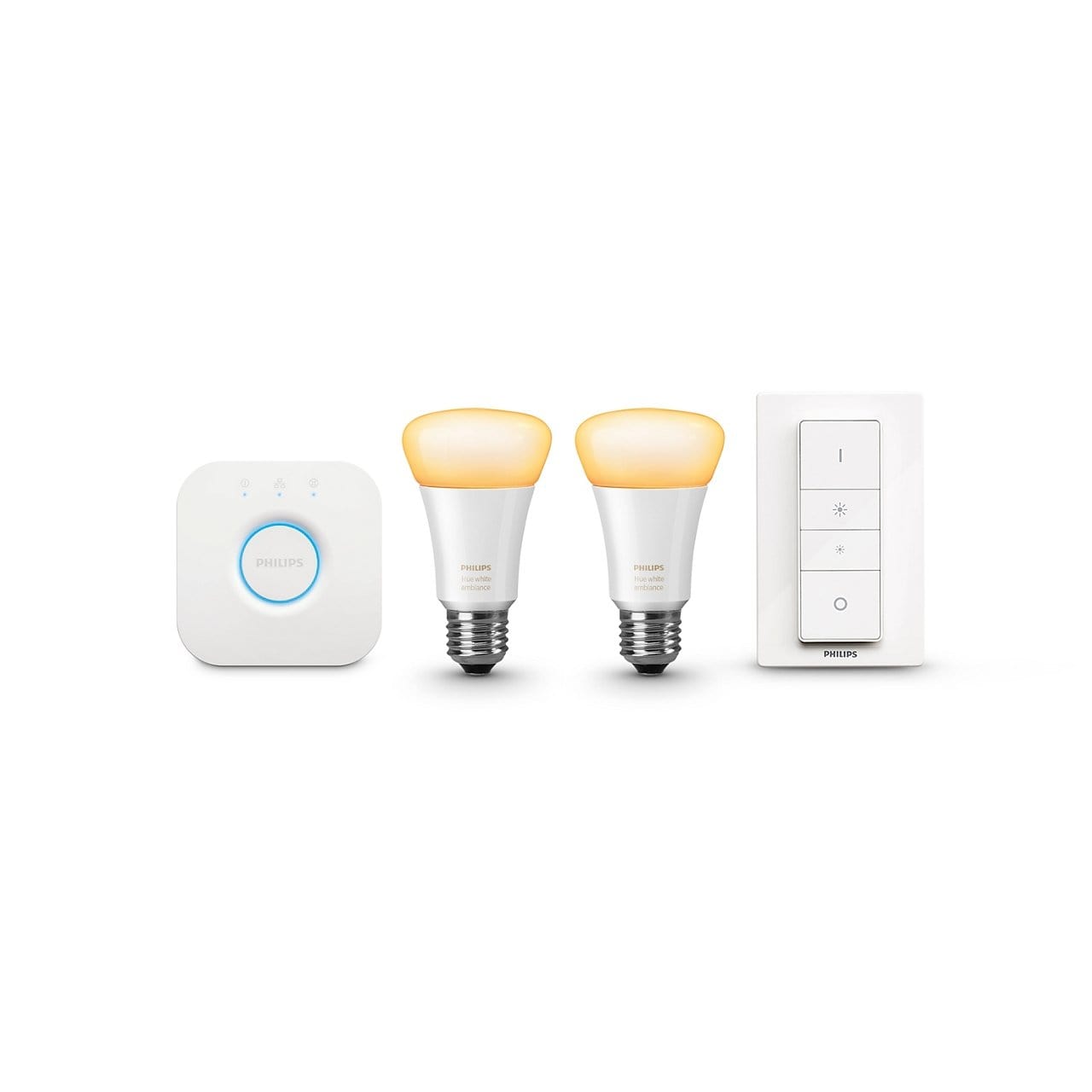 Philips Hue White Ambiance Starter Kit LED Bulb, Dimmable with Smart Devices - DELIGHT OptoElectronics Pte. Ltd