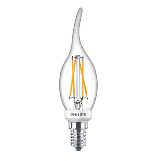 Philips Lighting 6-40W Classic Filament GLS LED Bulb E14, BA35 Shape x7pcs - DELIGHT OptoElectronics Pte. Ltd