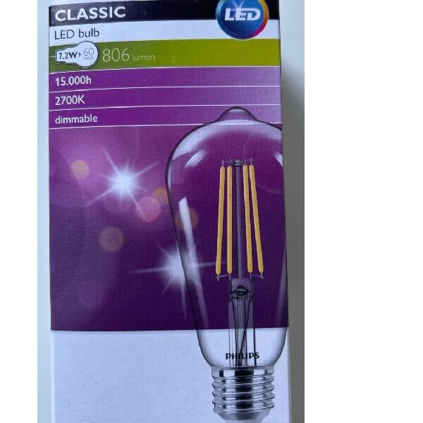 [Clearance] Philips dimmable classic led bulb-Light Bulb-DELIGHT OptoElectronics Pte. Ltd