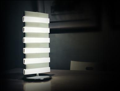 QISDESIGN PIANO WHITE TABLE LAMP - DELIGHT OptoElectronics Pte. Ltd