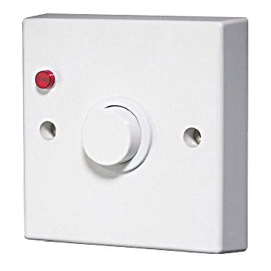 R1 Electrical Supplies CP Electronics Illuminated Push Button Timer Light Surface Mount, 2 Way, 1 Gang Switch