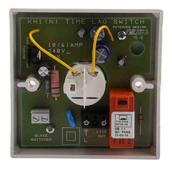 R1 Electrical Supplies CP Electronics Push Button Time Delay Surface Mount, 2 Way, 1 Gang Switch