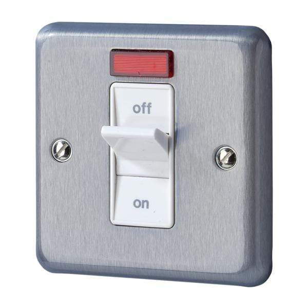 Mounted Current Switch MK Electric Albany Plus 32 A Flush Mount High Current Light Switch ...