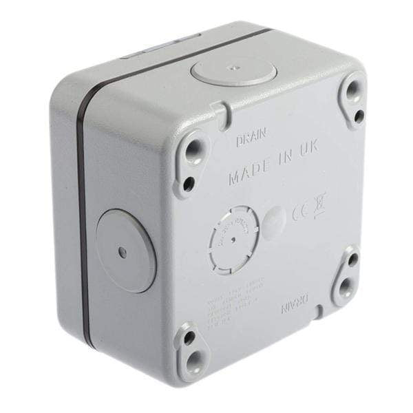 R1 Electrical Supplies MK Electric Grey 10 A Flush Mount Rocker Light Switch