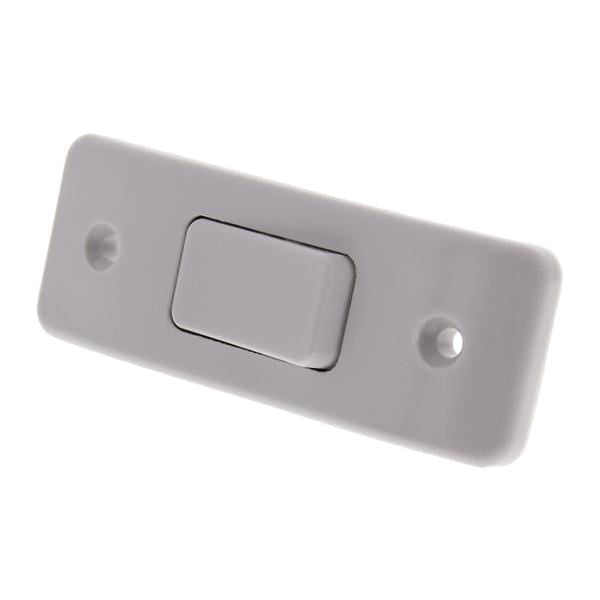 R1 Electrical Supplies MK Electric White 10A Flush Mount Rocker 2 Way Clip Light Switch
