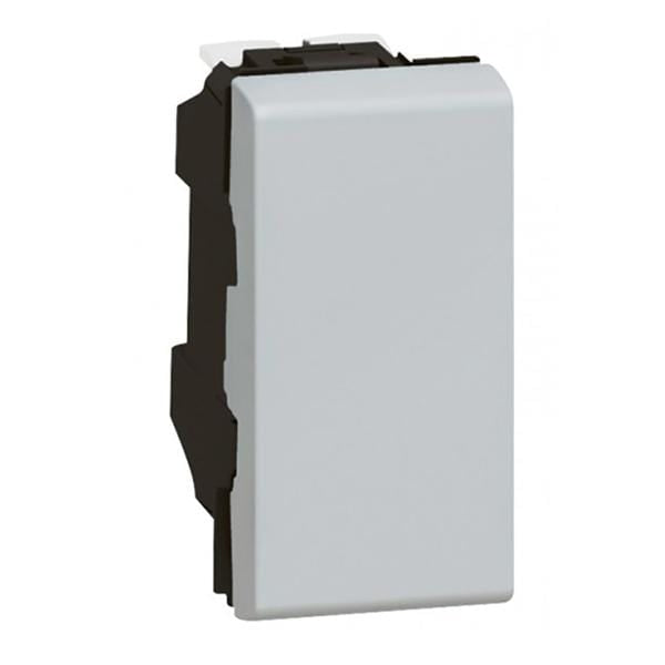 R1 Electrical Supplies Module 1 / Aluminium Legrand Mosaic Easy-L 10AX Switch - Pack Of 10