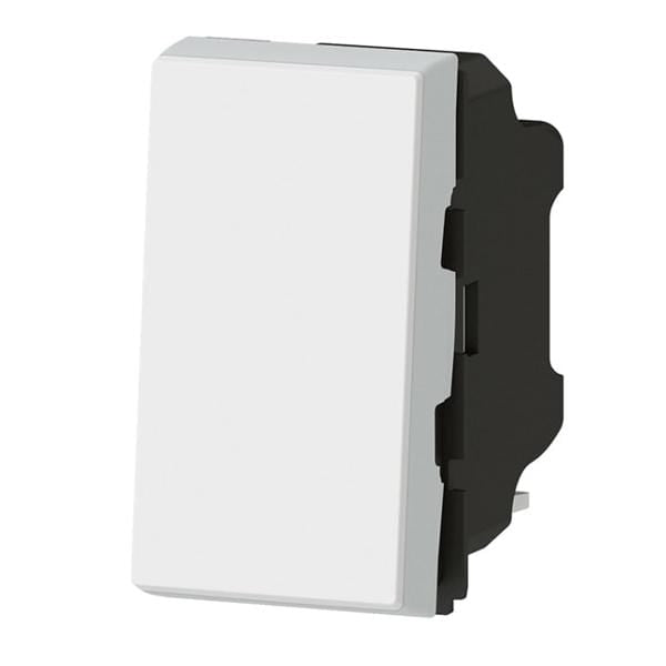 R1 Electrical Supplies White / Antimicrobial One-Way Module 1 Legrand Inverting Pusher - Pack Of 10