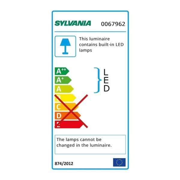R1 Fixture Sylvania Start Waterproof Integrated LED Ceiling Light IP65, IK08