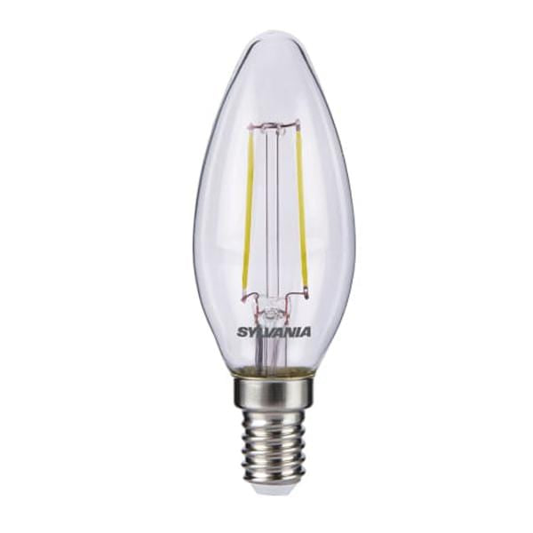 R1 LED Bulb Sylvania 2.5W ToLEDo E14 Candle LED GLS Bulb x5PCs