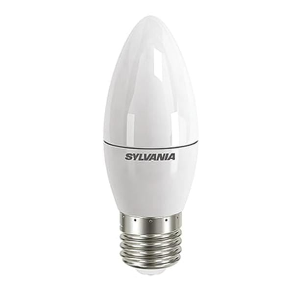 R1 LED Bulb Sylvania 6.5W ToLEDo Candle Frosted LED GLS Bulb E27 x4Pcs