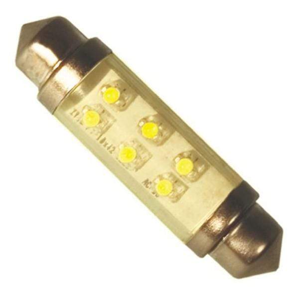 R1 LED Bulb Yellow / 2 Lu / 24V dc, 12mA JKL Components 43mm LED Car Bulb - Pack of 2