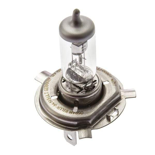 R1 Light Bulb 60W - Pack of 2 / Clear / 700 Hrs Osram H4 Halogen Car Bulb