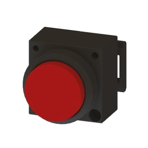 Red Round Push Button Head, Momentary Actuation, 22mm Cutout, Siemens 3SB3 Series - DELIGHT OptoElectronics Pte. Ltd