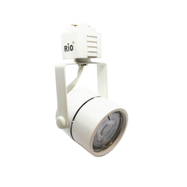 RIO TH021 GU10 5W Round TRACK LIGHT Fitting only - DELIGHT OptoElectronics Pte. Ltd