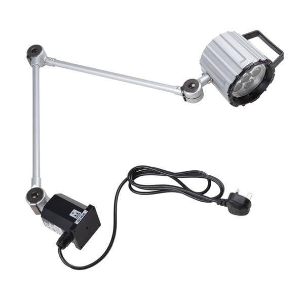 RS Pro 12W Adjustable Arm LED Work Light 100-260V ac, IP65, 800mm - DELIGHT OptoElectronics Pte. Ltd