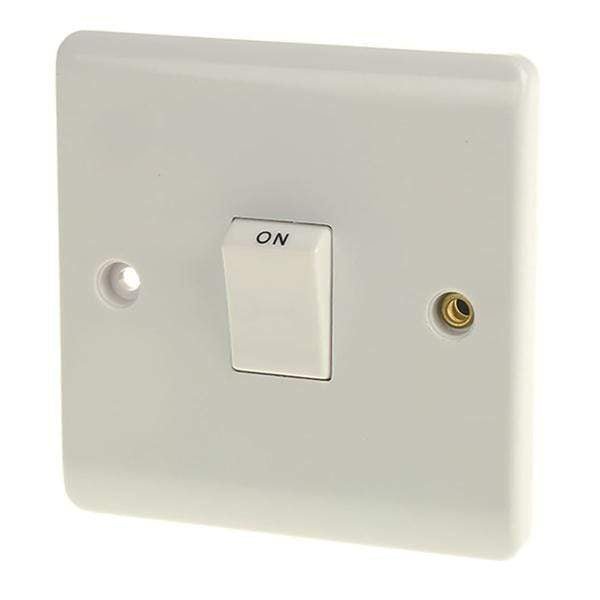 RS Pro White 20A Wall Mount Rocker Light Switch IP20 x19Pcs - DELIGHT OptoElectronics Pte. Ltd