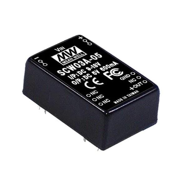 S7 Ballast /Drivers 3W / A / 5V MEANWELL SCW Series DC - DC Regulated Converter
