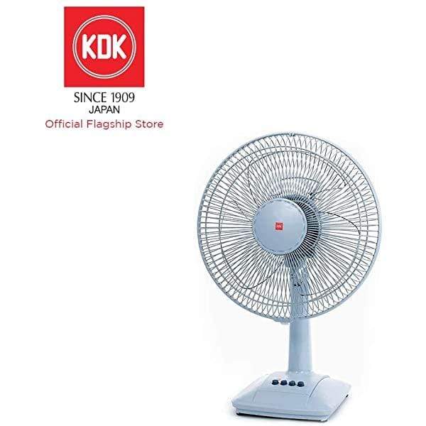 S9K7 Home Decore 12" / Grey KDK Table Fan With Detachable Base