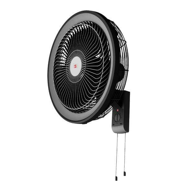 S9K7 Home Decore Black KDK YU50X Industrial Wall Fan with Guide Van Design and 3-Speed