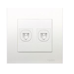 Schneider 1 GANG TELEPHONE OUTLET WITH SHUTTER – DELIGHT ...