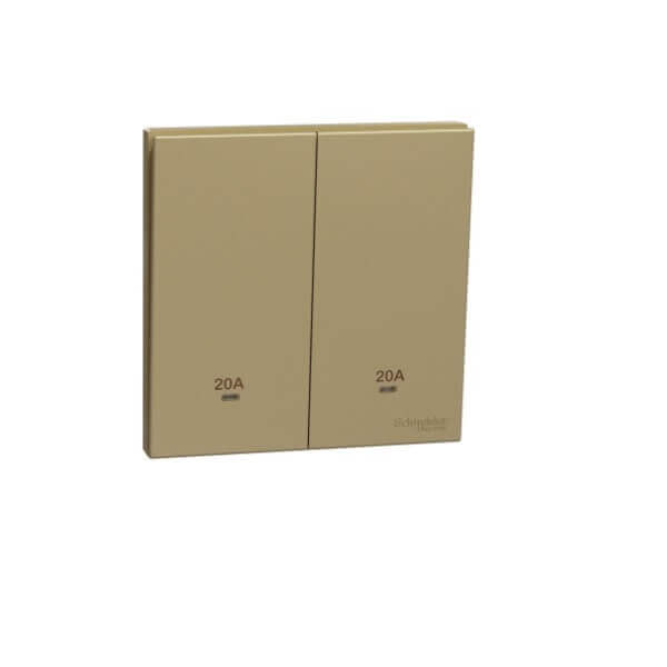 Schneider AvatarOn C, 250V, Double Pole Switch with LED - DELIGHT OptoElectronics Pte. Ltd