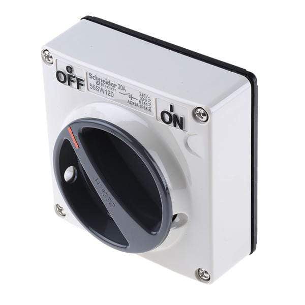 Schneider Electric Grey 20 A Rotary Light Switch - Delight Singapore ...