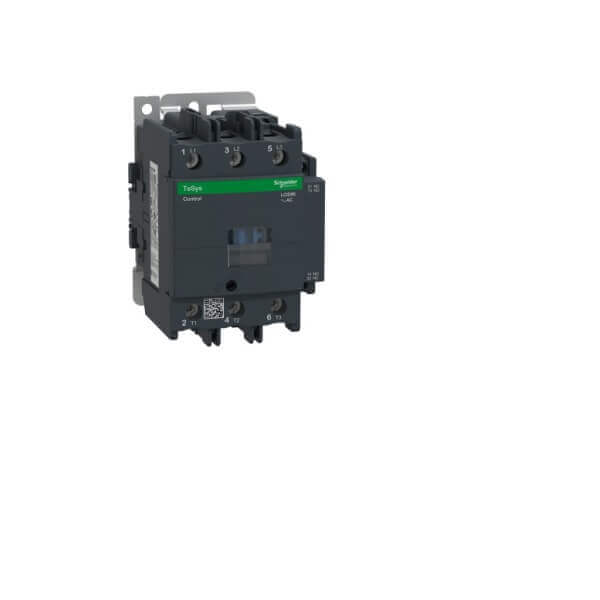 Schneider LC1D95M7 contactor, TeSys Deca, 3P(3NO), Screw Clamp Terminals Contactor - DELIGHT OptoElectronics Pte. Ltd