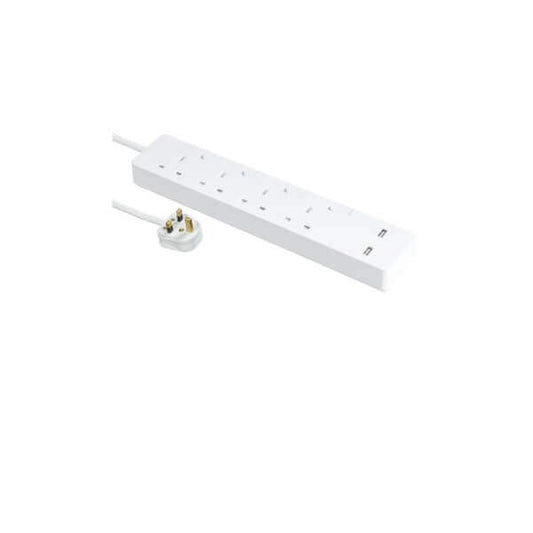 Schneider Trailing socket, AvatarOn, 3M with individual switch & USB, - DELIGHT OptoElectronics Pte. Ltd