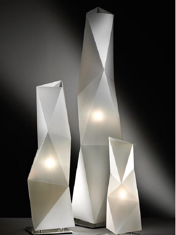SLAMP Diamond White Floor Lamp - DELIGHT OptoElectronics Pte. Ltd