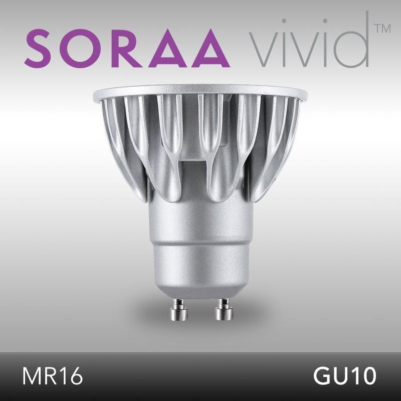 SORAA LED Bulb SORAA VIVID 3 MR16 LED kitchen lighting - GU10 S M16 GW series x50PCs