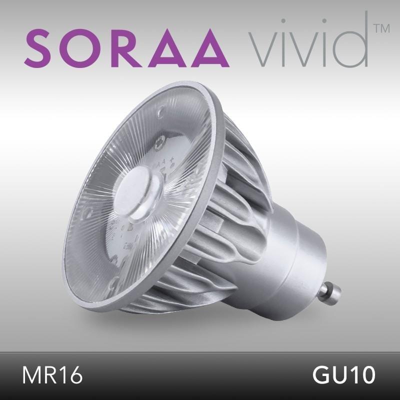 SORAA LED Bulb SORAA VIVID 3 MR16 LED kitchen lighting - GU10 S M16 GW series x50PCs