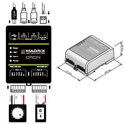 T1 Electrical Supplies [China] MADRIX ® ORION- Control System