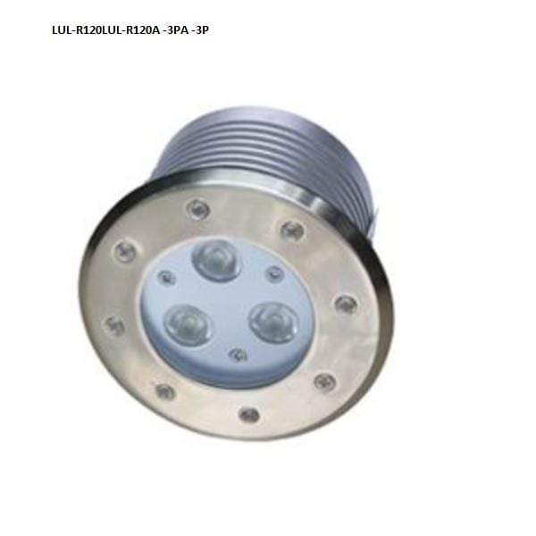 T1 Fixture LUL-R120A-3P-S/3W / R / 30° [China]LED R120A Series IP67 Underground Light