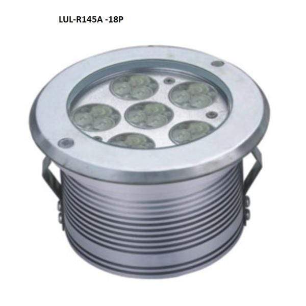 T1 Fixture LUL-R145A-18P-RGB / R-6,G-6,B-6 / 15° [China]LED R145A Series IP67 Underground Light
