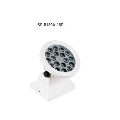 T1 Fixture SP-R180A-18P-DMX / 10° / R:6,G:6,B:6 [China] Circular Waterproof LED Spot Light-R180A/210A Series/IP65/ETL/CE