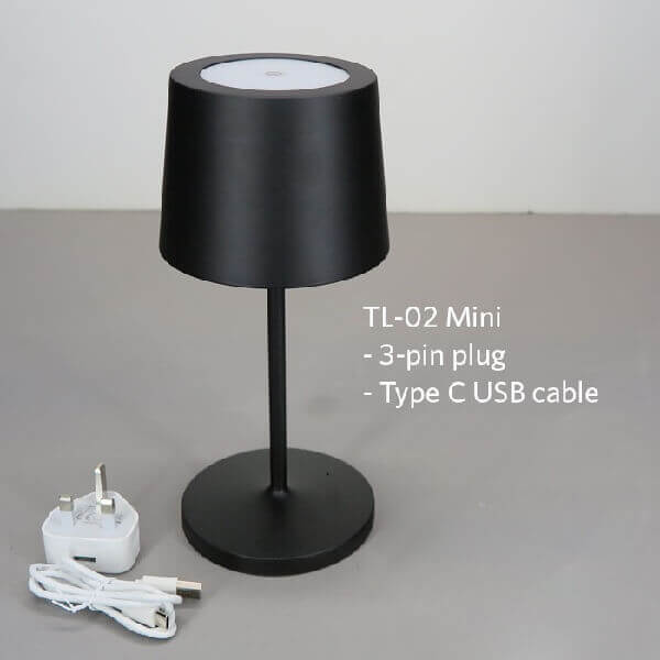 URBANA Outdoor Black color LED Table Lamp-Home Decore-DELIGHT OptoElectronics Pte. Ltd