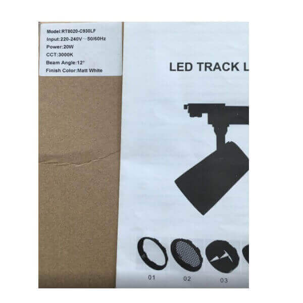 [CLEARANCE] LED Track Light. 3 wire track-Fixture-DELIGHT OptoElectronics Pte. Ltd
