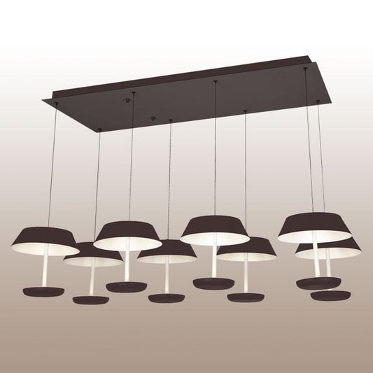 URBANA Home Decore 8 Lamps URBANA LED Decorative Pendant Light – (MSV-D1365-8 Sandy Coffee) | Delight.com.sg