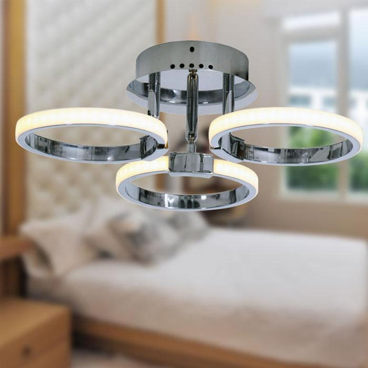 URBANA Home Decore URBANA LED designer Ceiling Light – (MSV-C1298-3-CHROME) | Delight.com.sg