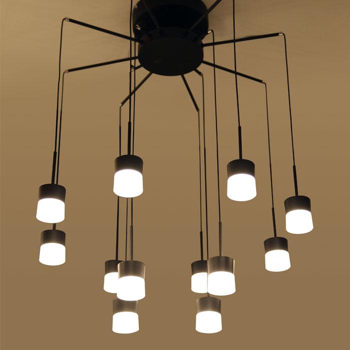 URBANA Home Decore URBANA LED designer Ceiling Light (MSV-C1556-12A-Sandy-Coffee)| Delight.com.sg