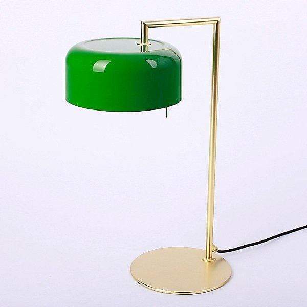 Y1 Home Decore Shiny Jolly Green with Matte Brass [USA] Seed Design Lalu+ Table Lamp