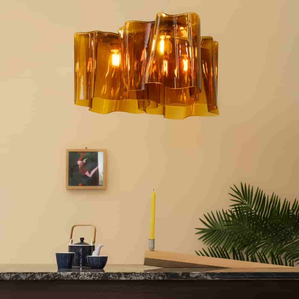 Y1 Home Decore [USA] Artemide Gerhard Reichert, Michele De Lucchi Logico Triple Linear Suspension Light