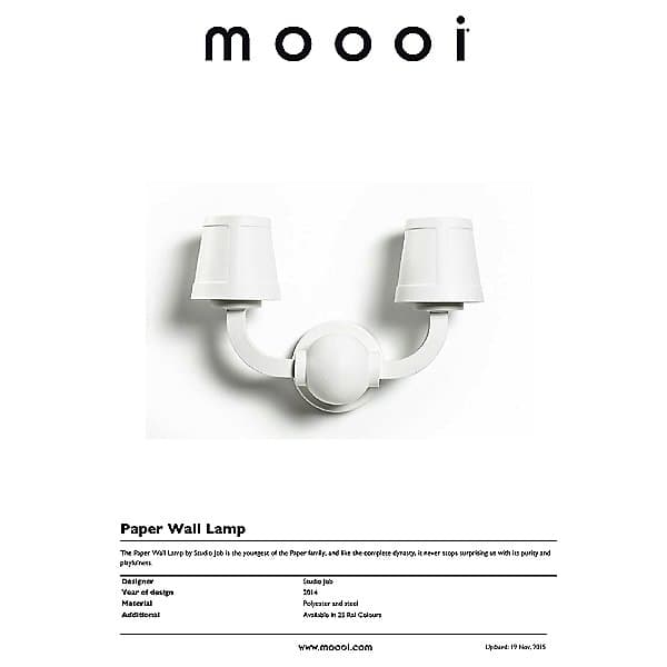 Y1 Home Decore [USA] Moooi Paper Wall Light