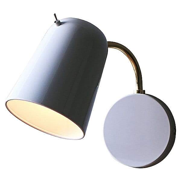 Y1 Home Decore White/Brass [USA] Seed Design Dobi Wall Sconce