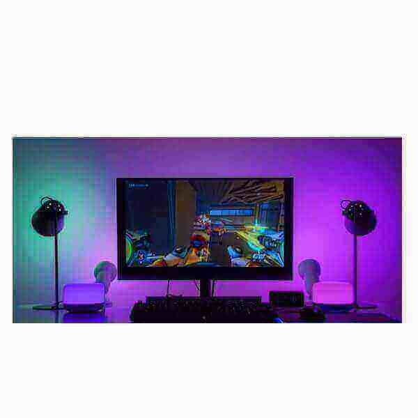 Y1 Home Decore Yeelight x Razer Chroma Gaming Set A, LED Lightstrip STARTER KIT (2 Meter) and Colour light bulbs, Gaming Set A Set